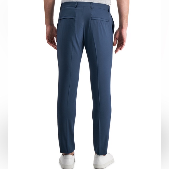 Extra Slim-Fit Solid Water Repellent Men's Dress Pants / Size 33/32 - Picture 5 of 9